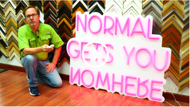 Normal Gets You Nowhere – LED Neon