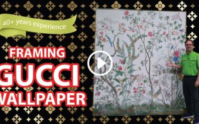 Get Your Gucci On (Your Walls)! Framed Gucci Wallpaper Mural